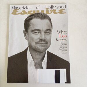 Esquire magazine September 2025 featuring Leonardo DiCaprio